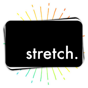 stretch. (colour customisable) business card