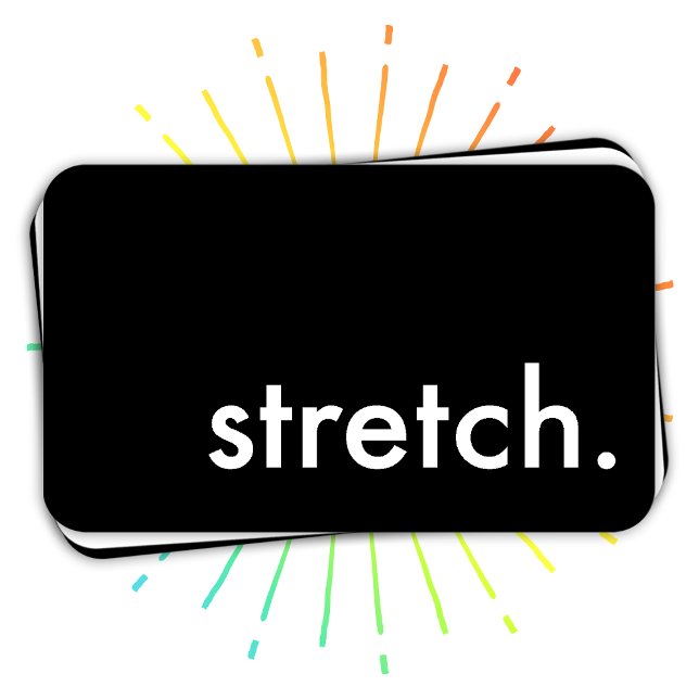 stretch. (colour customisable) business card (Creator Uploaded)