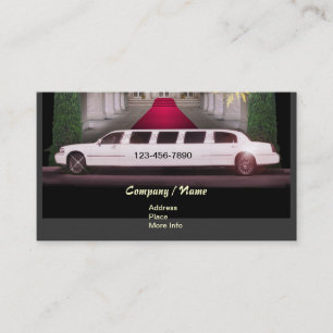Stretch Limo Business Card