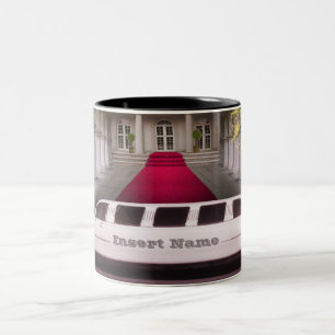 Stretch Limo with your name Two-Tone Coffee Mug