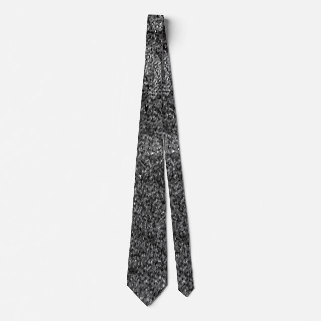 Stretch marks abstract black and white grunge desi tie (Front)