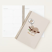 Stretch Tomorrow Sloth Planner | Cosy Minimalist