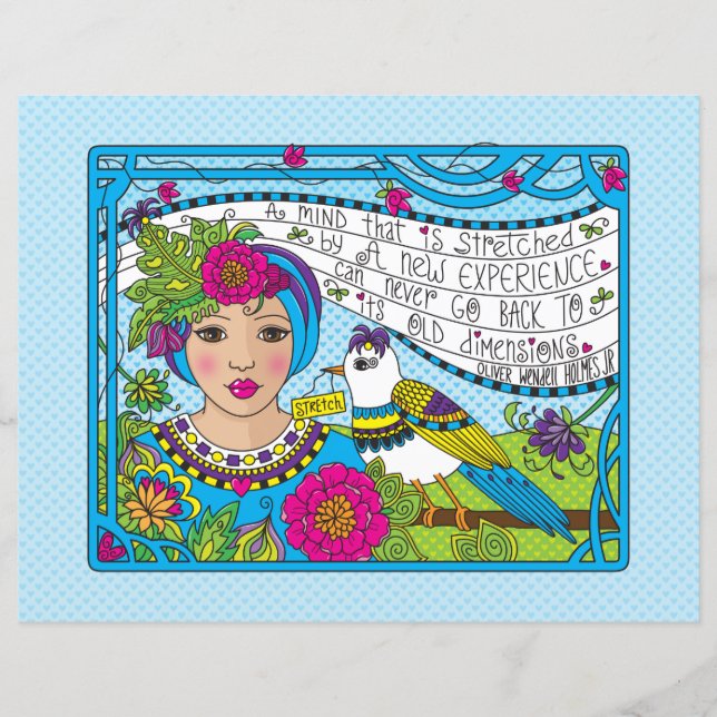 Stretch Your Mind_Flat Paper Sheet 11"x8.5" (Front)