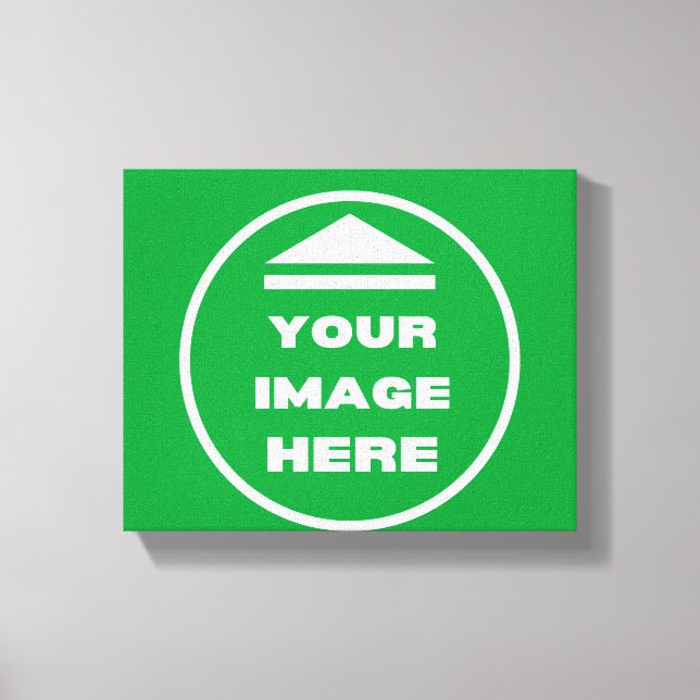 Stretched Canvas- Personalised - Add Image / Text  Canvas Print (Front)