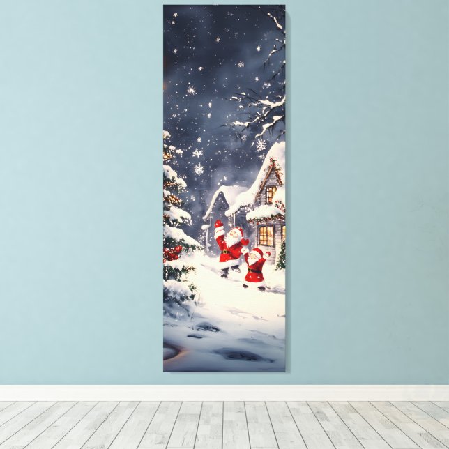 Stretched Canvas Print (Insitu(Wood Floor))