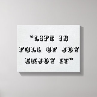 Stretched canvas print