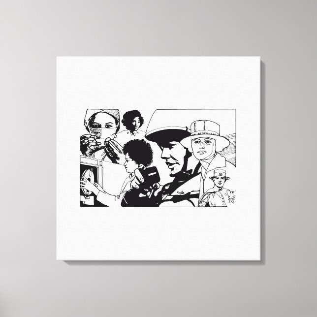 Stretched Canvas Print (Front)