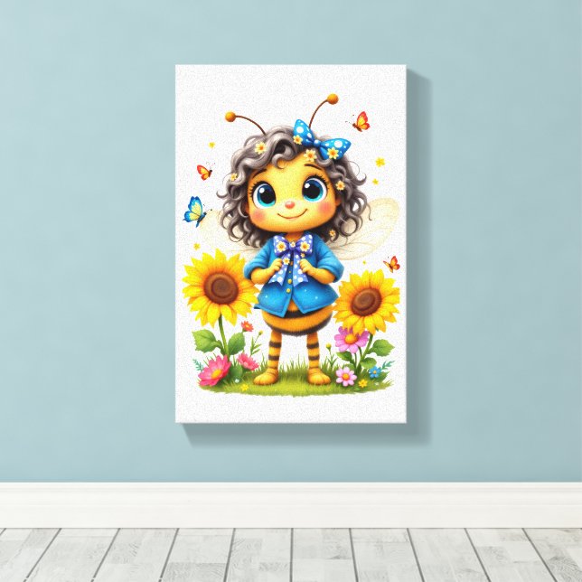 Stretched Canvas Print (Insitu(Wood Floor))