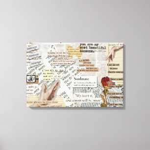 Stretched Canvas Print aesthetic vintage gift