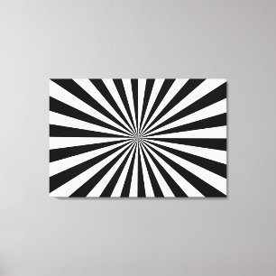 Stretched Canvas Print Black & White