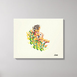 Stretched Canvas Print : Buddies