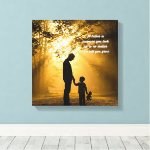 Stretched Canvas Print 🖼️ Dear Dad
