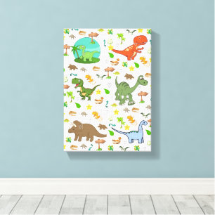 Stretched Canvas Print Dinosaur
