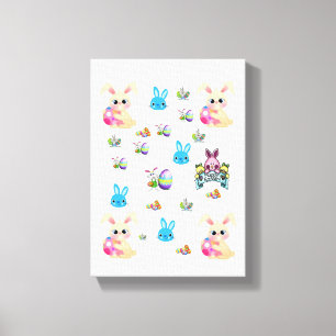 Stretched Canvas Print Easter Day