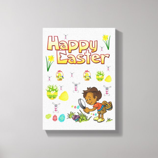Stretched Canvas Print Easter Day (Front)
