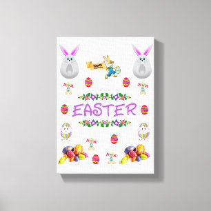 Stretched Canvas Print Easter Day