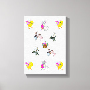 Stretched Canvas Print Easter Day