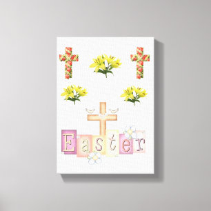 Stretched Canvas Print Easter Day