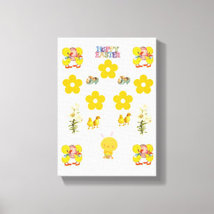 Stretched Canvas Print Easter Day