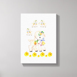 Stretched Canvas Print Easter Day