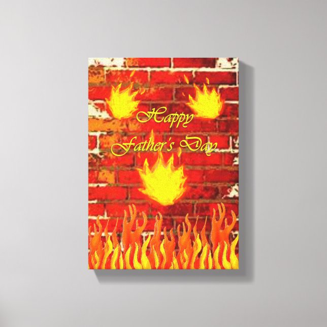 Stretched Canvas Print Father's Day Canvas (Front)
