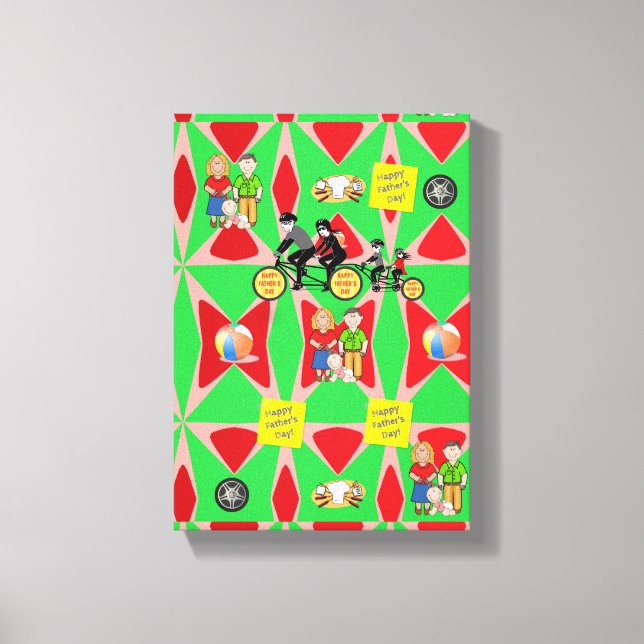 Stretched Canvas Print Father's Day Canvas (Front)