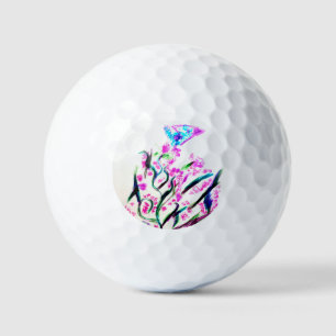Stretched Canvas Print Golf Balls