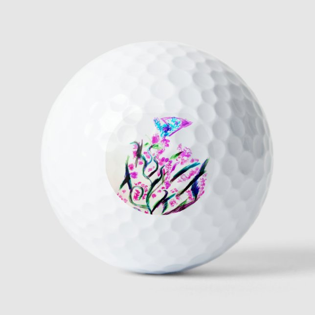 Stretched Canvas Print Golf Balls (Front)