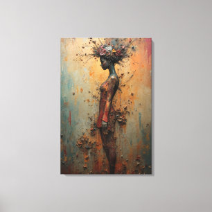 Stretched Canvas Print - In Living Bloom