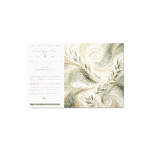 Stretched Canvas Print January — White Sage Energy