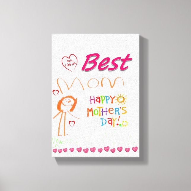 Stretched Canvas Print Mother's Day Canvas (Front)