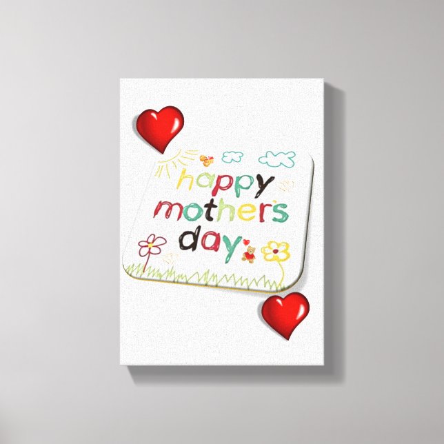 Stretched Canvas Print Mother's Day Canvas (Front)