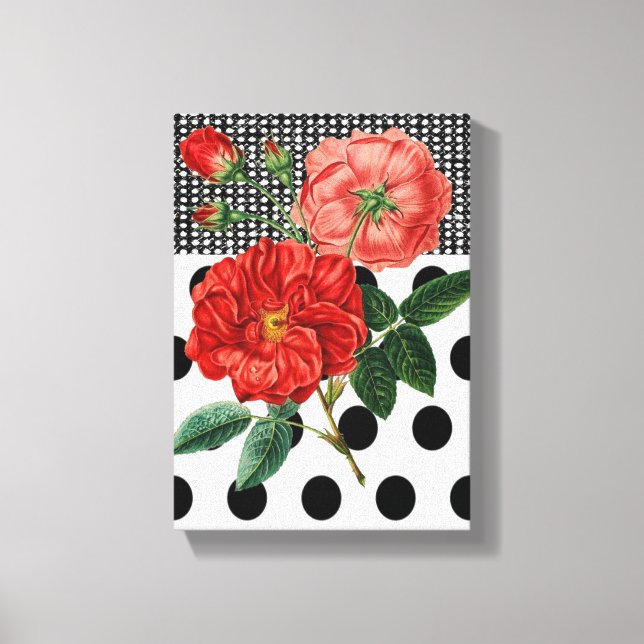 Stretched Canvas Print Mother's Day Floral (Front)