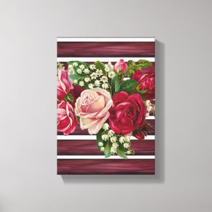 Stretched Canvas Print Mother's Day Floral