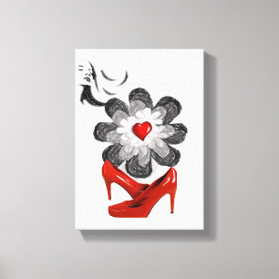 Stretched Canvas Print Mother's Day Floral