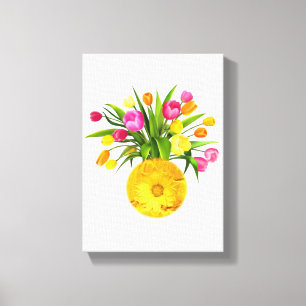 Stretched Canvas Print Mother's Day Floral