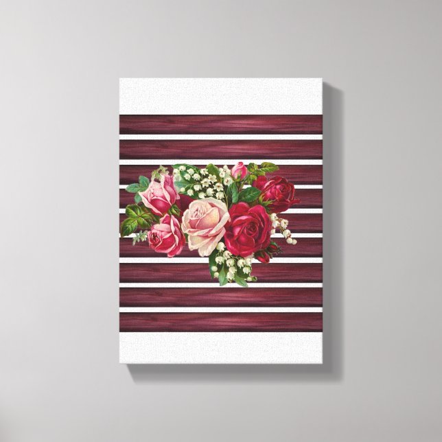 Stretched Canvas Print Mother's Day Floral (Front)