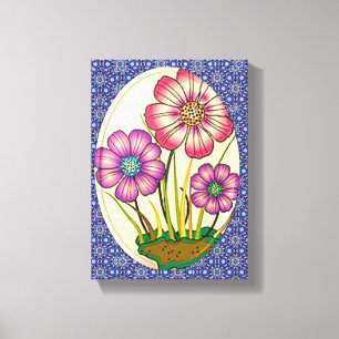 Stretched Canvas Print Mother's Day Floral