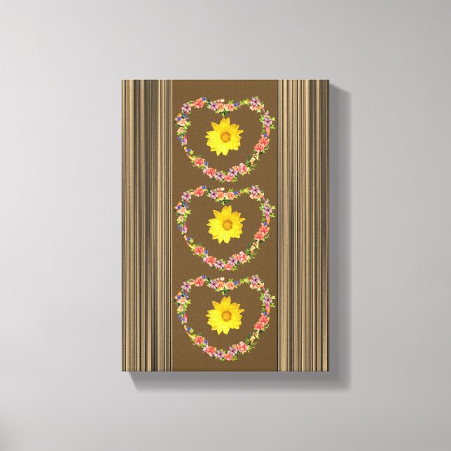 Stretched Canvas Print Mother's Day Floral (Front)