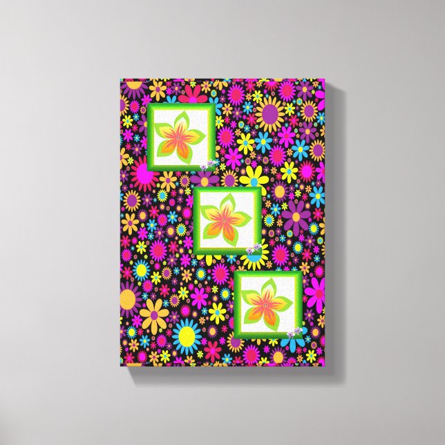 Stretched Canvas Print Mother's Day Floral (Front)