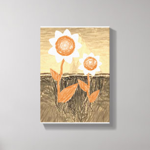 Stretched Canvas Print Mother's Day Floral