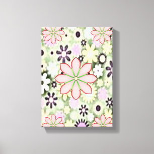 Stretched Canvas Print Mother's Day Floral