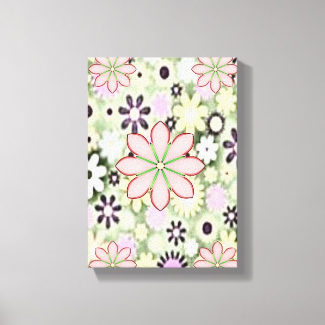 Stretched Canvas Print Mother's Day Floral (Front)