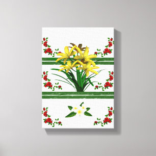 Stretched Canvas Print Mother's Day Floral
