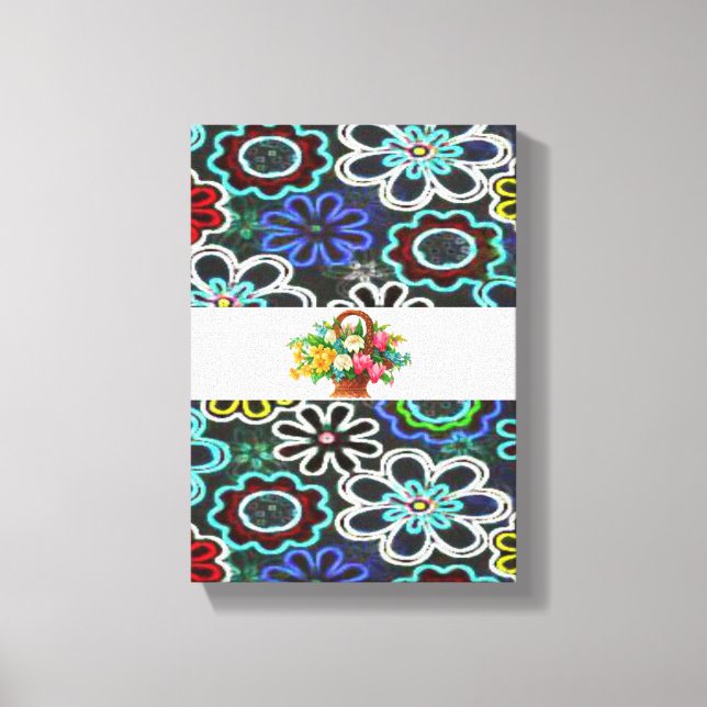 Stretched Canvas Print Mother's Day Floral (Front)