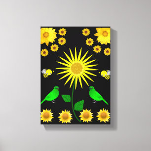 Stretched Canvas Print Mother's Day Floral