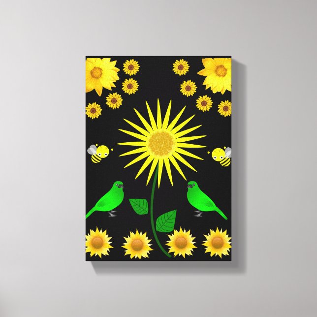 Stretched Canvas Print Mother's Day Floral (Front)