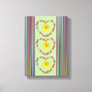Stretched Canvas Print Mother's Day Floral