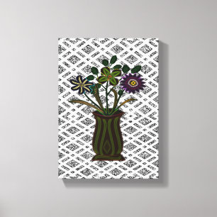 Stretched Canvas Print Mother's Day Floral