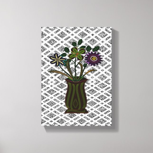 Stretched Canvas Print Mother's Day Floral (Front)